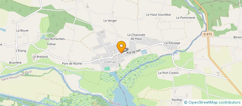 localisation de l'entreprise LA PRAIRIE DU VAL CORIC  LA GACILLY