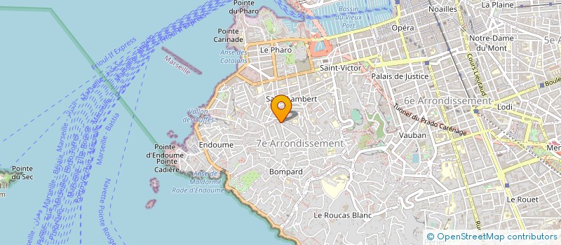 localisation de l'entreprise LA PRAIRIE PROVENCALE à MARSEILLE