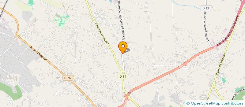 localisation de l'entreprise LA PRANDIERE  AIX-EN-PROVENCE