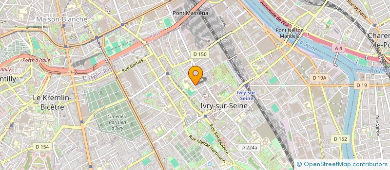 localisation de l'entreprise LA PRECISION GEOMETRIQUE à IVRY-SUR-SEINE