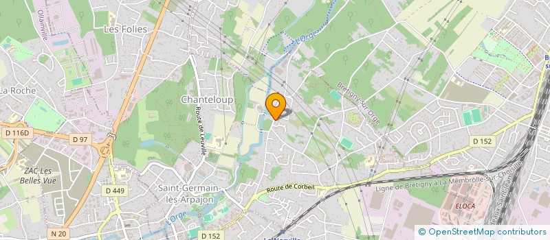 localisation de l'entreprise LA PRECISION MOULE à SAINT-GERMAIN-LES-ARPAJON