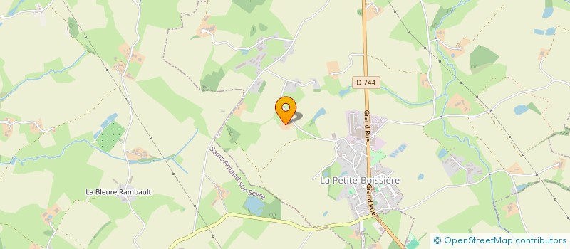 localisation de l'entreprise LA PREE  LA PETITE-BOISSIERE