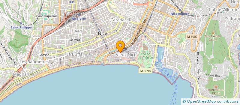 localisation de l'entreprise LA PREF  NICE