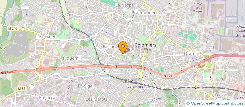 localisation de l'entreprise LA PREFACE à COLOMIERS
