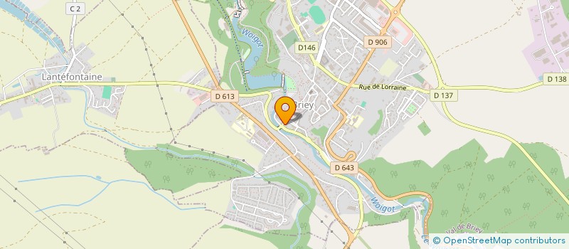 localisation de l'entreprise LA PREFACE  VAL DE BRIEY