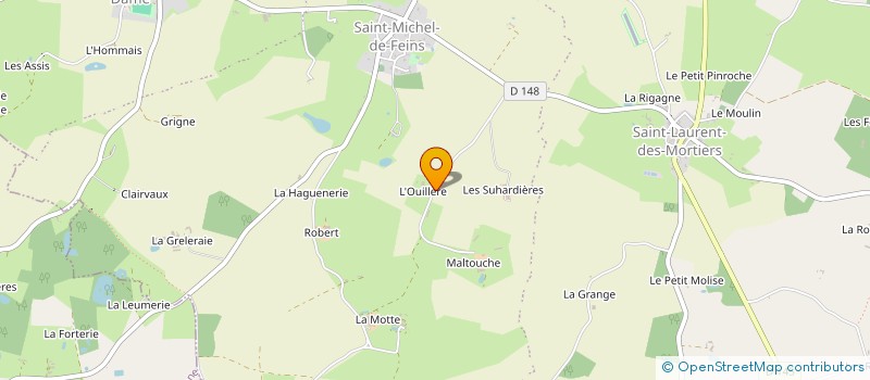 localisation de l'entreprise LA PREHOUILLERE  BOUERE