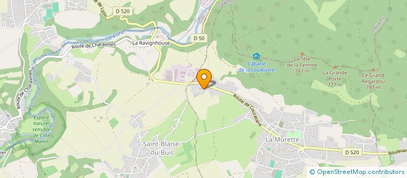 localisation de l'entreprise LA PRELANE  LA MURETTE