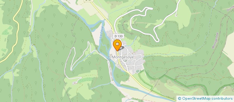 localisation de l'entreprise LA PREMIERE  MONTGESOYE