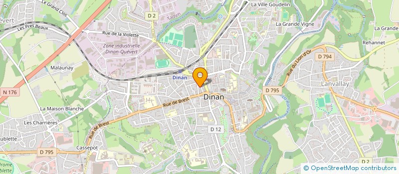 localisation de l'entreprise LA PREMIERE  DINAN