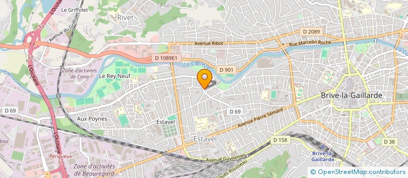 localisation de l'entreprise LA PREMIERE MARCHE  BRIVE-LA-GAILLARDE