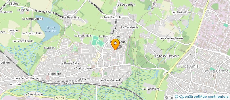 localisation de l'entreprise LA PREMIERE PIERRE à COUERON
