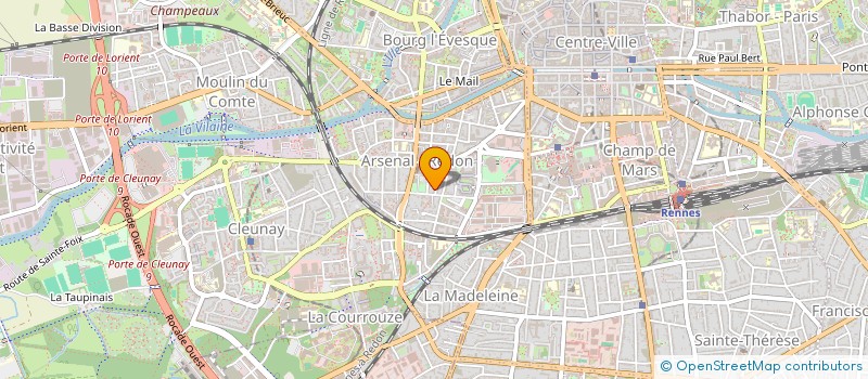 localisation de l'entreprise LA PREMIERE PIERRE  RENNES