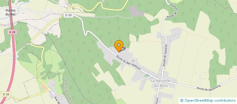 localisation de l'entreprise LA PRENARDIERE à LA NEUVILLE-DU-BOSC