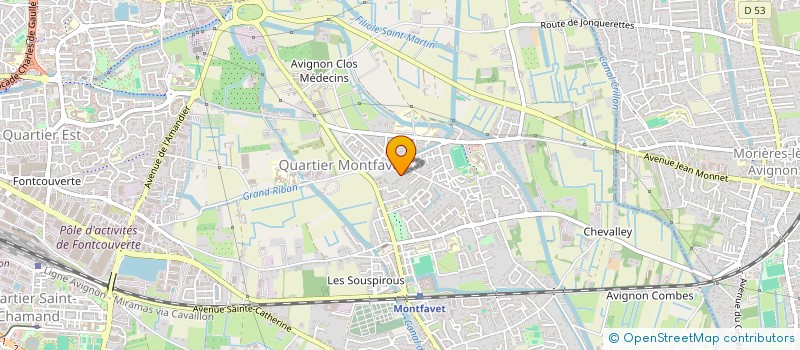 localisation de l'entreprise LA PRESCILLIENNE  AVIGNON