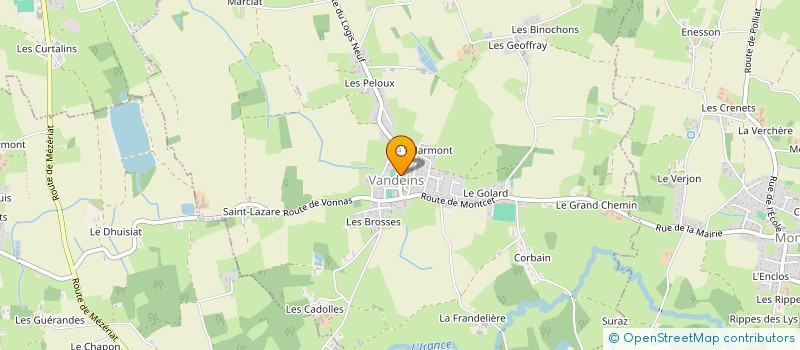 localisation de l'entreprise LA PRESERVATRICE  VANDEINS