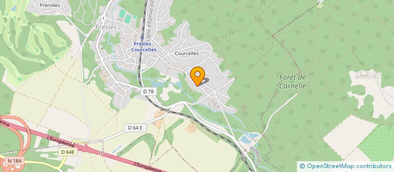 localisation de l'entreprise LA PRESLOISE DU BATIMENT  PRESLES