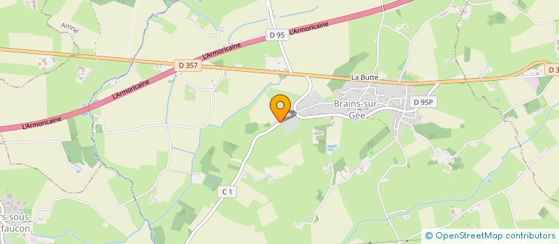 localisation de l'entreprise LA PRESQU'ASSO  BRAINS SUR GEE