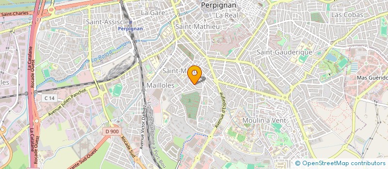 localisation de l'entreprise LA PRESQU ILE  PERPIGNAN