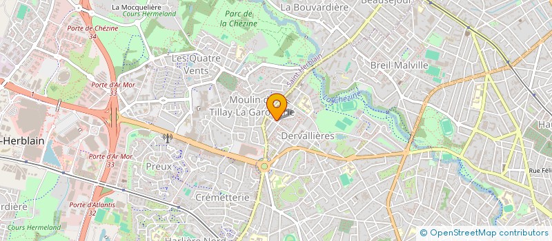 localisation de l'entreprise LA PRESQU ILE à NANTES
