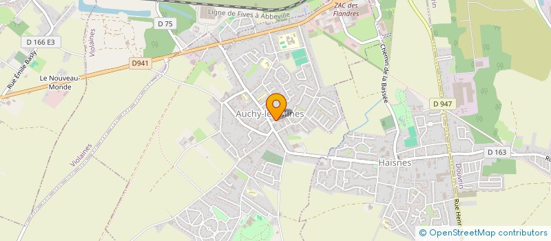 localisation de l'entreprise LA PRESSE ALCIAQUOISE  AUCHY-LES-MINES