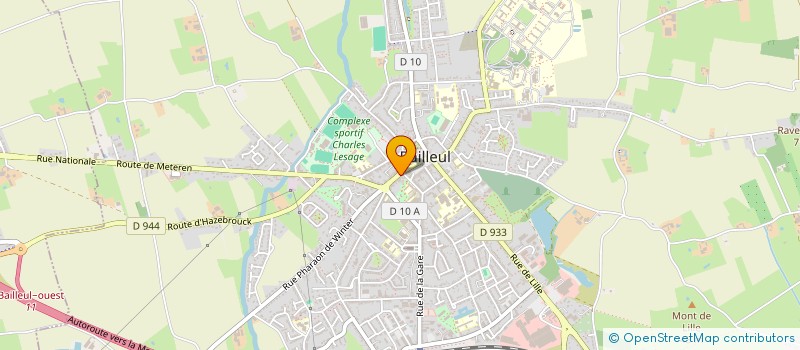 localisation de l'entreprise LA PRESSE BAILLEULOISE à BAILLEUL