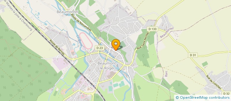 localisation de l'entreprise LA PRESSE DE BEAUMONT  BEAUMONT-LE-ROGER