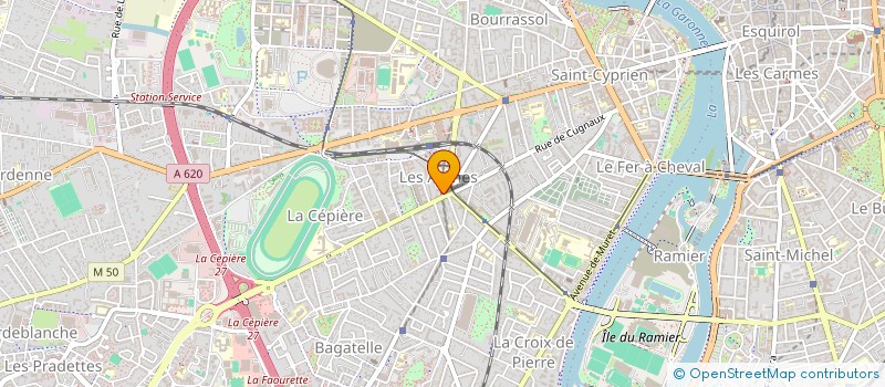 localisation de l'entreprise LA PRESSE DES ARENES  TOULOUSE
