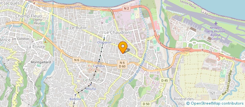 localisation de l'entreprise LA PRESSE DES COMMUNES à SAINT-DENIS