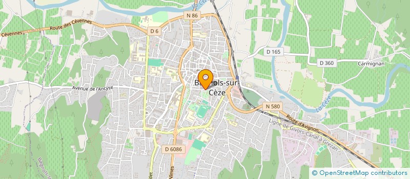 localisation de l'entreprise LA PRESSE DES ESCANAUX à BAGNOLS-SUR-CEZE