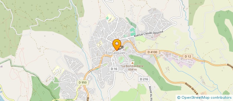 localisation de l'entreprise LA PRESSE DES REMPARTS à FORCALQUIER