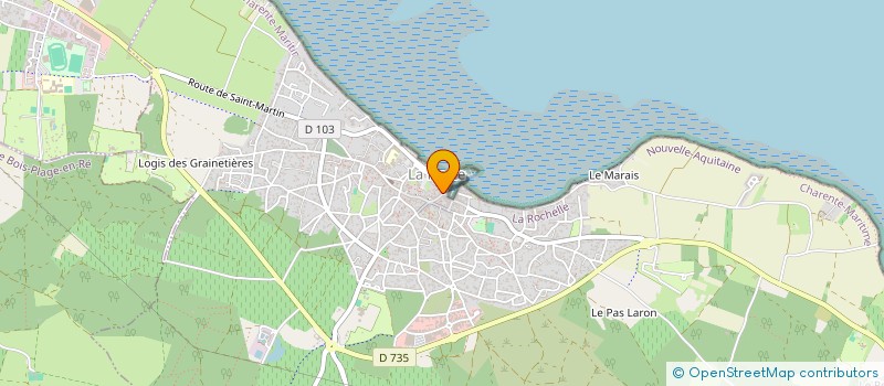 localisation de l'entreprise LA PRESSE DU PORT à LA FLOTTE
