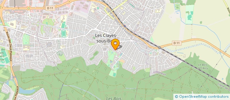 localisation de l'entreprise LA PRESSE DU VILLAGE à LES CLAYES-SOUS-BOIS