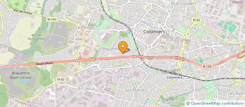 localisation de l'entreprise LA PRESSE ET L'OVALIE à COLOMIERS