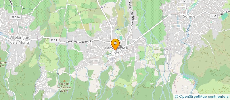 localisation de l'entreprise LA PRESSE ROCATINE  LAROQUE DES ALBERES