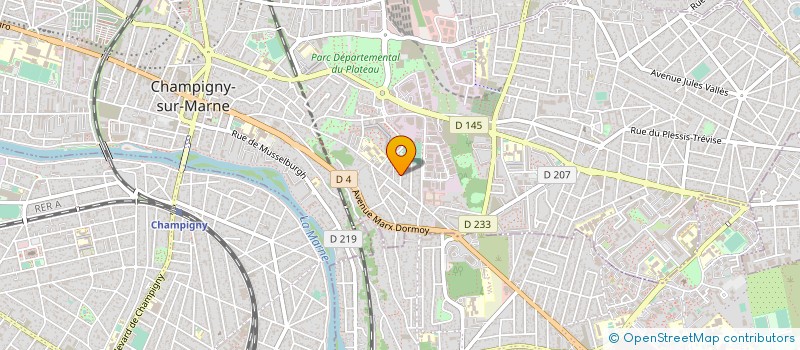 localisation de l'entreprise LA PRESTATION  CHAMPIGNY-SUR-MARNE