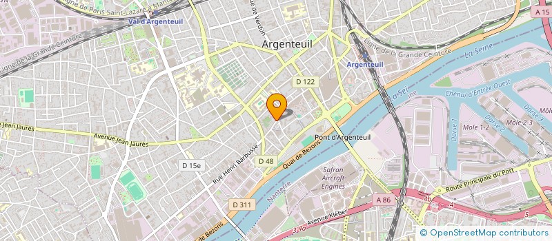 localisation de l'entreprise LA PREVENANCE ASSOCIATION L P A à ARGENTEUIL