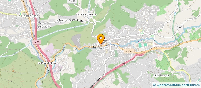 localisation de l'entreprise LA PREVENTE ETUDIANTE  AURIOL