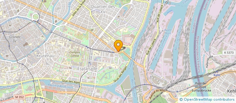 localisation de l'entreprise LA PREVOYANCE ARTISANALE COM SALARIALE à STRASBOURG