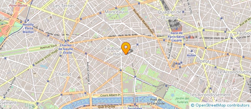 localisation de l'entreprise LA PREVOYANCE FONCIERE DU 8EME à PARIS