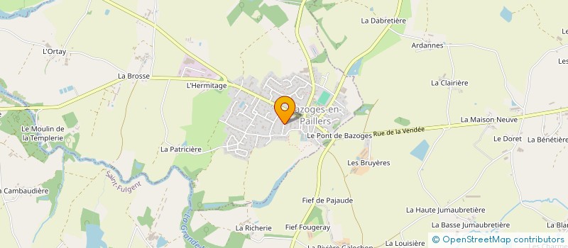 localisation de l'entreprise LA PREVOYANCE MUTUELLE à LA GAUBRETIERE