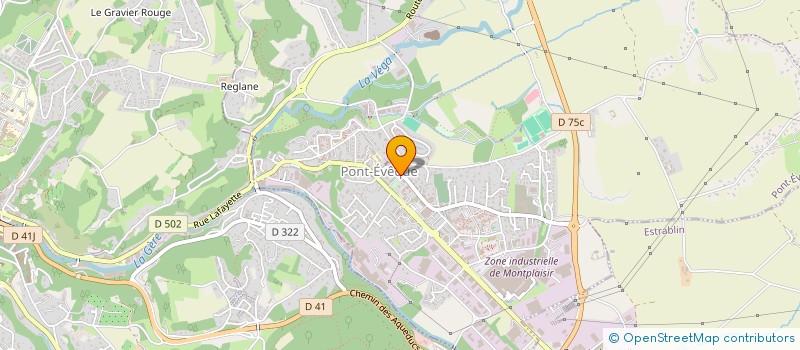 localisation de l'entreprise LA PREVOYANTE DES CADRES à PONT-EVEQUE