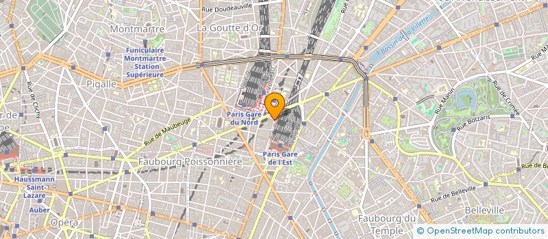 localisation de l'entreprise LA PREVOYANTE DES P T T  PARIS