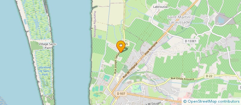 localisation de l'entreprise LA PRIKANAIZ à BLAYE