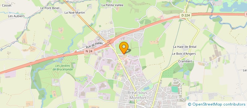 localisation de l'entreprise LA PRIMA à SAINT-BRIEUC