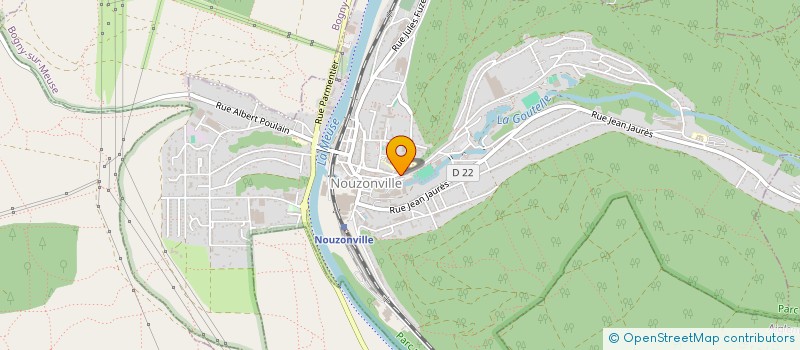 localisation de l'entreprise LA PRIMA REIMS  NOUZONVILLE