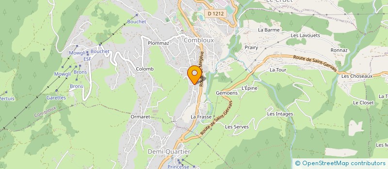 localisation de l'entreprise LA PRINCESSE DU FEUG  SEVRIER