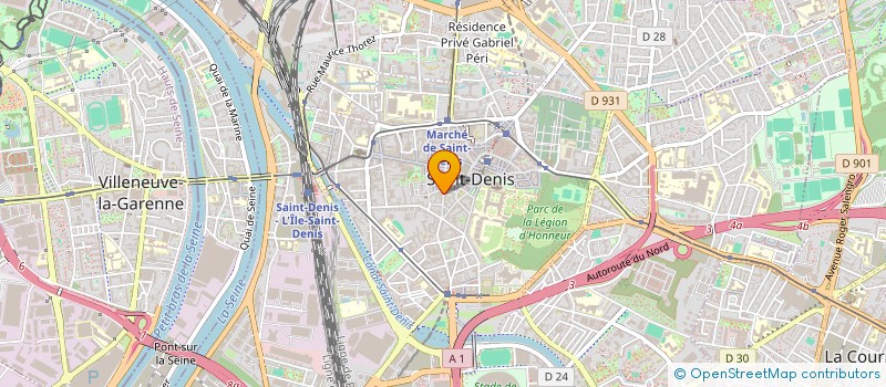 localisation de l'entreprise LA PRINCIERE à SAINT-DENIS