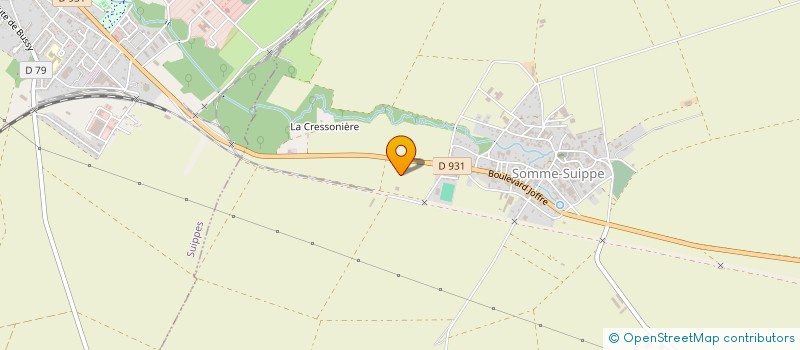 localisation de l'entreprise LA PRINCIPAUTE, PLAISIRS SUCRES  SOMME-SUIPPE