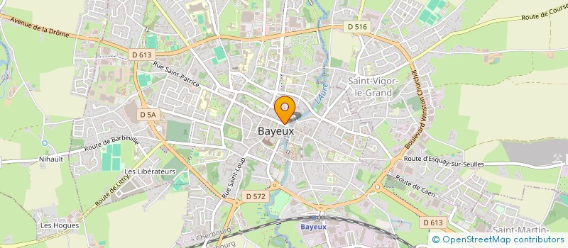 localisation de l'entreprise LA PRINTANIERE EST  BAYEUX