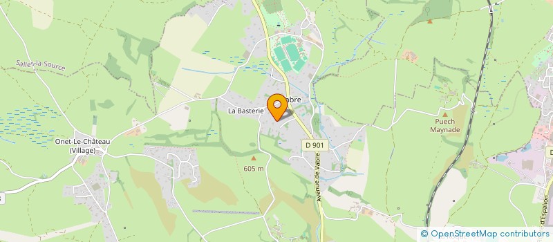 localisation de l'entreprise LA PRISARELLE  ONET-LE-CHATEAU